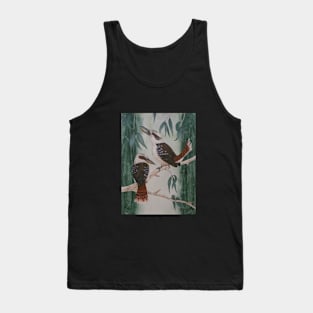 Australian Kookaburras, bird art, prints Tank Top